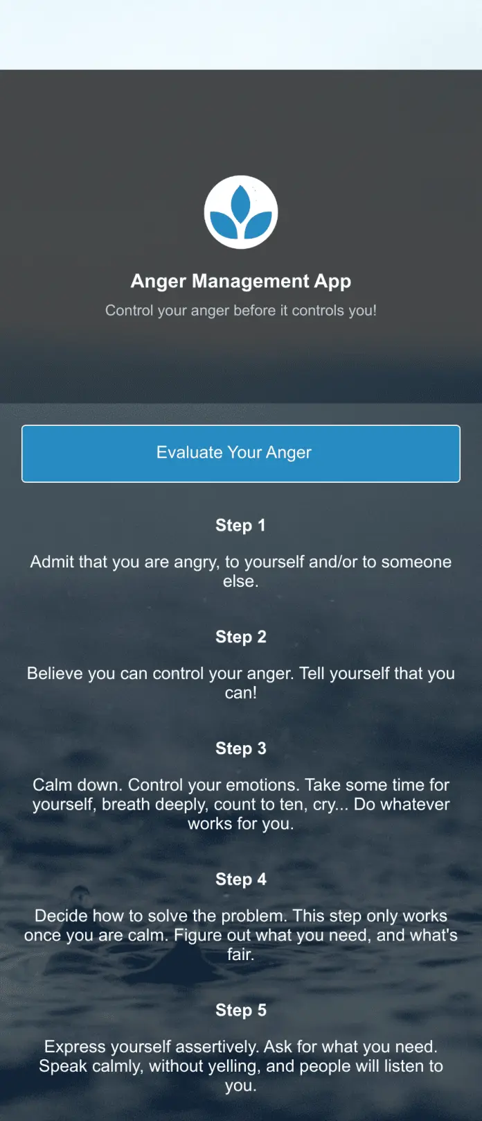 Anger Management App