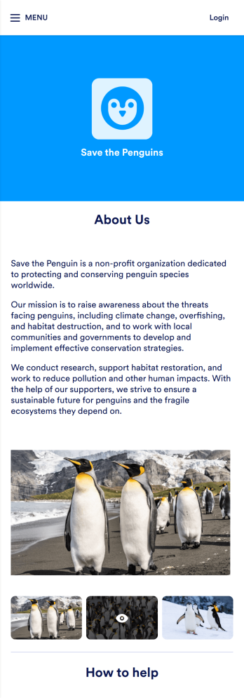 Animal Care Donation App Template