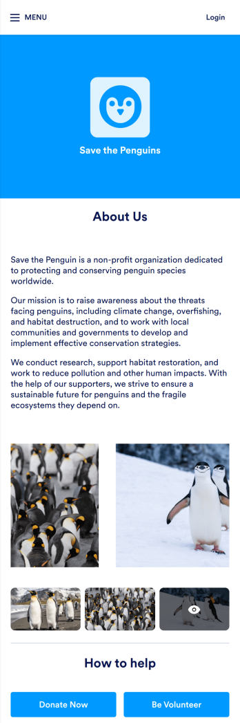 Animal Care Donation App Template