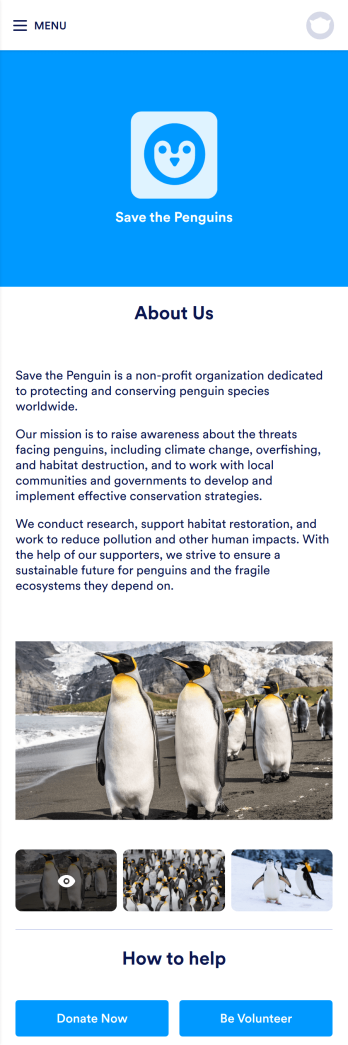 Animal Care Donation App Template