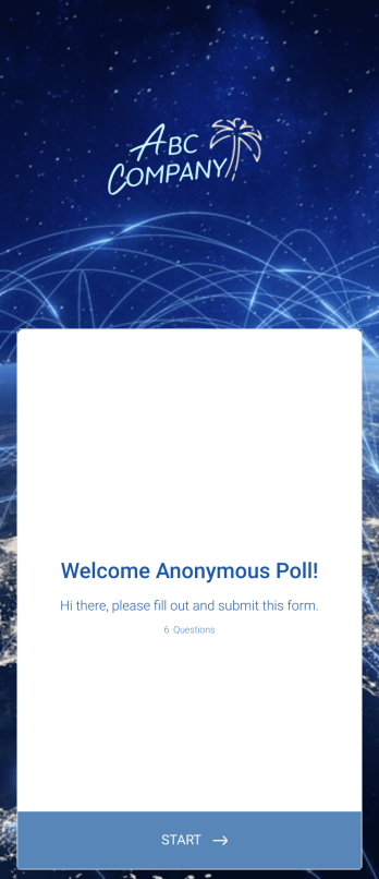 Anonymous Poll App Template