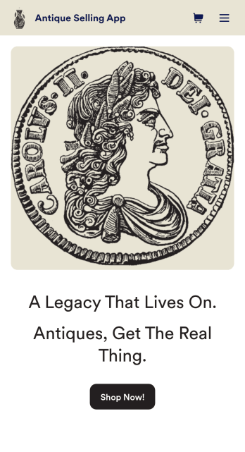 Antique Selling App Template