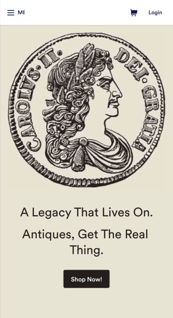 Antique Selling App Template