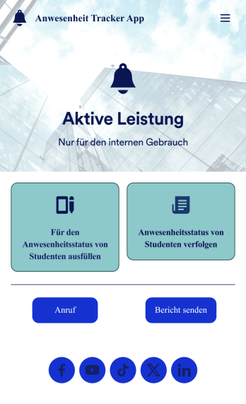 Anwesenheit Tracker App