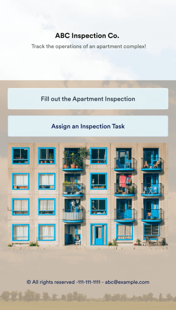 Apartment Checklist App Template