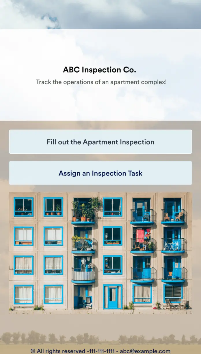 Apartment Checklist App