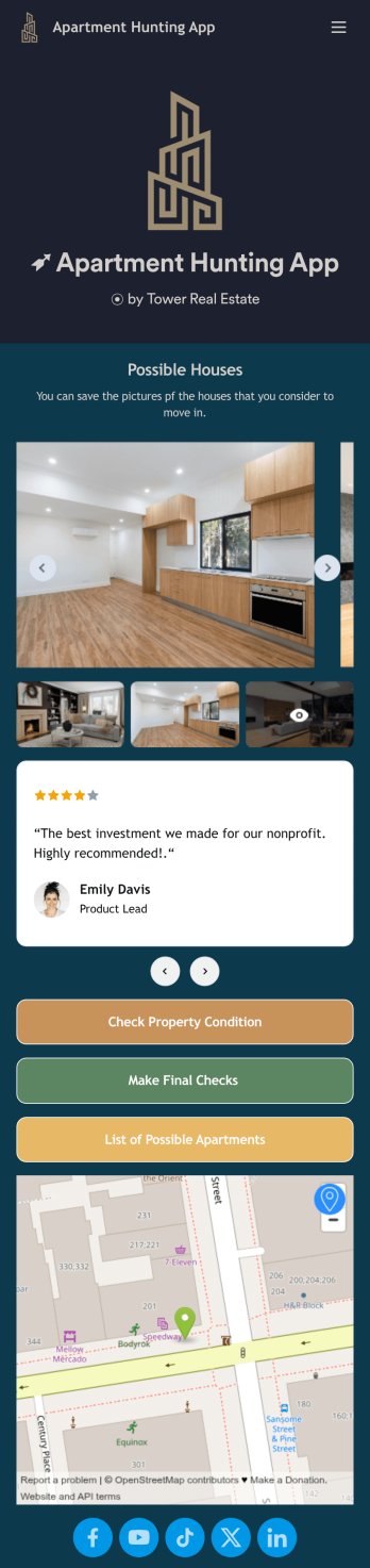 Apartment Hunting App Template