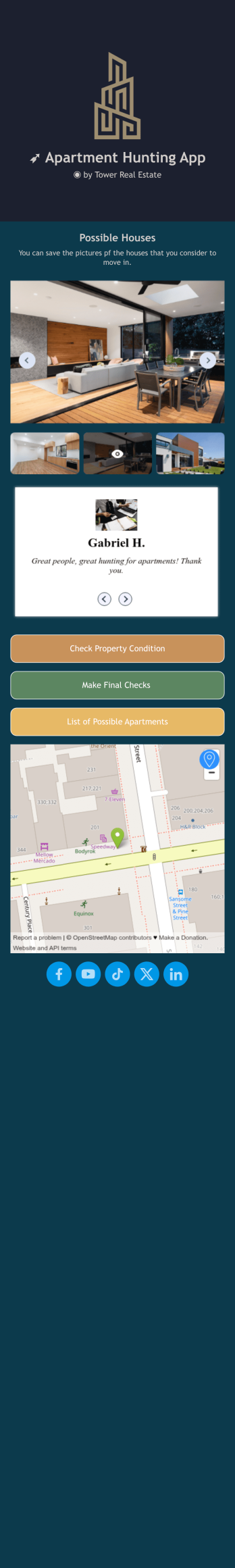 Apartment Hunting App Template