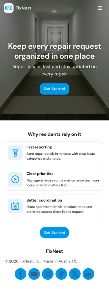 Apartment Maintenance App Template