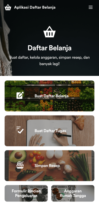 Aplikasi Daftar Belanja