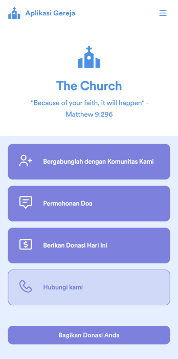 Aplikasi Donasi Gereja