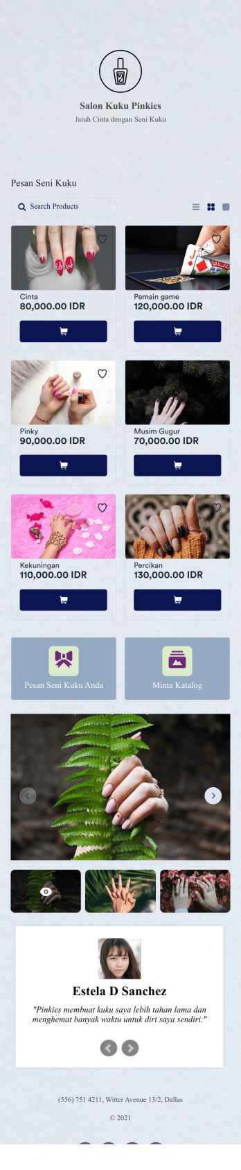 Aplikasi Katalog Produk Template