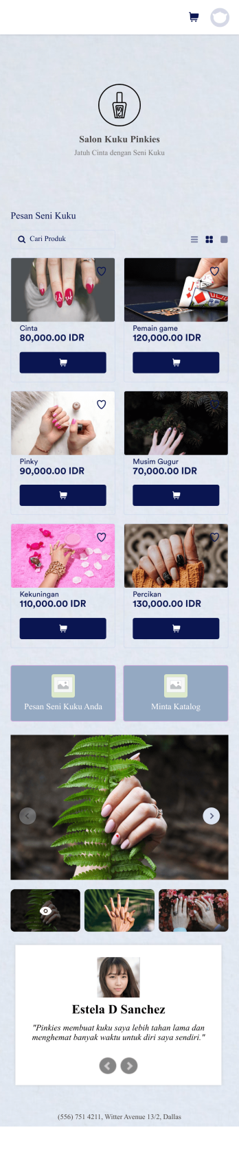 Aplikasi Katalog Produk Template