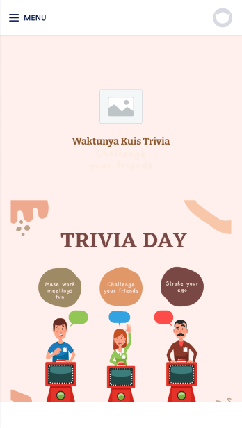 Aplikasi Kuis Trivia Template