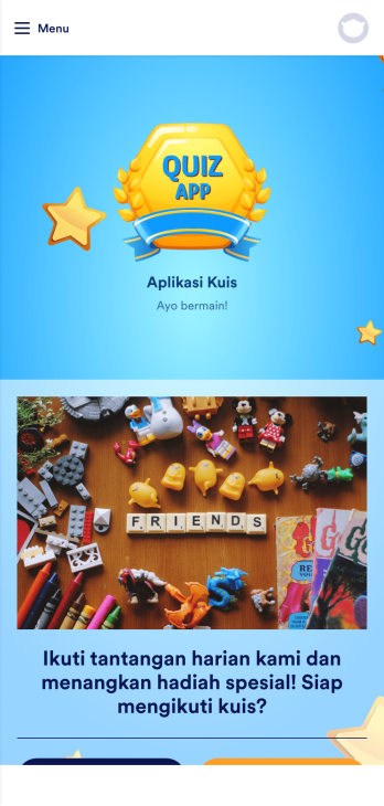 Aplikasi Kuis Template