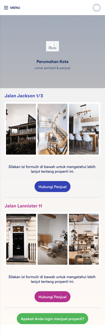 Aplikasi Real Estat Template