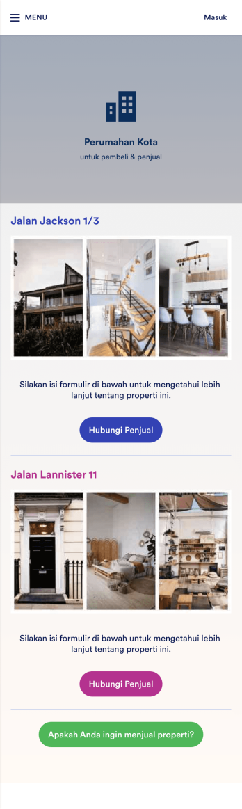 Aplikasi Real Estat Template