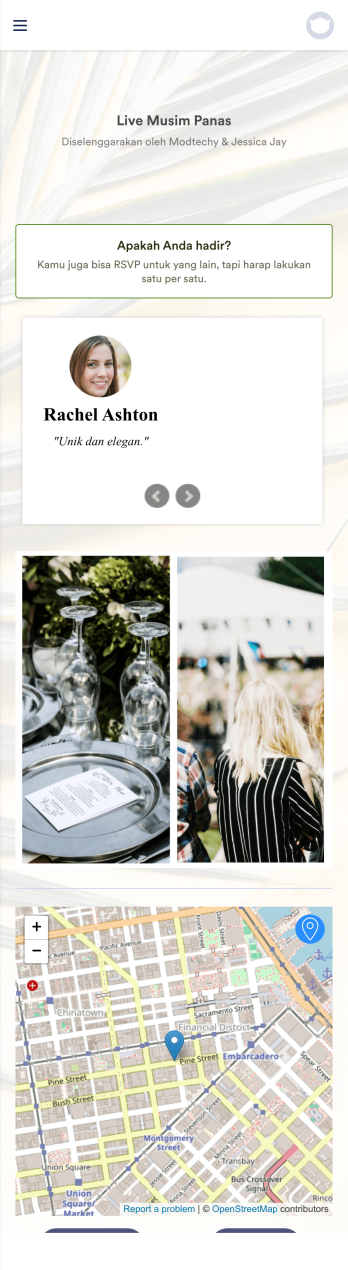 Aplikasi RSVP Template