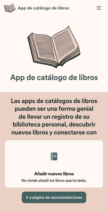 App de catálogo de libros