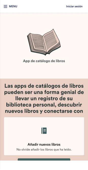 App de catálogo de libros