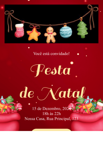 App de Confirmação de Presença para Natal Template