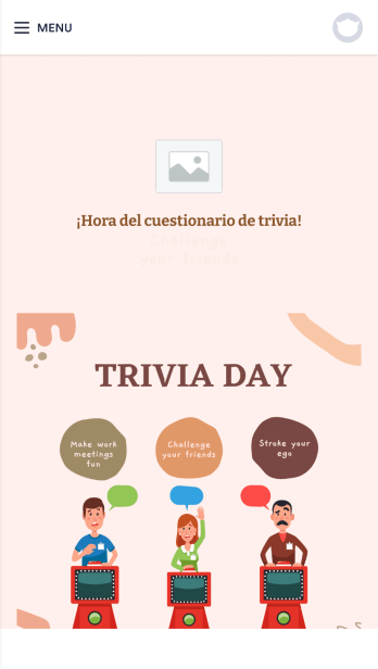 App de cuestionario de trivia Template
