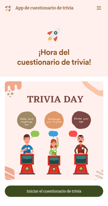 App de cuestionario de trivia