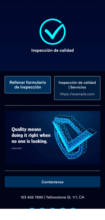 App de inspección móvil