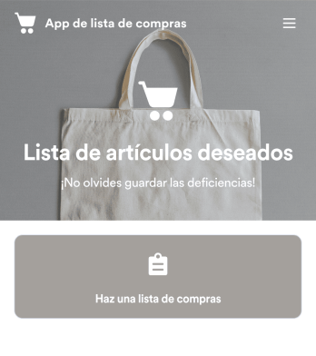 App de lista de compras
