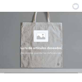 App de lista de compras Template