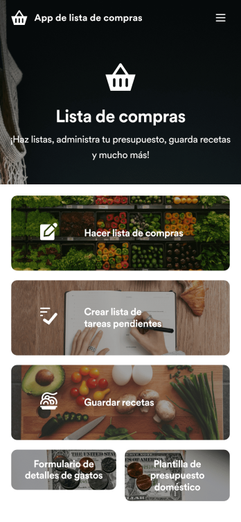 App de lista de compras