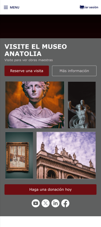 App de museo Template