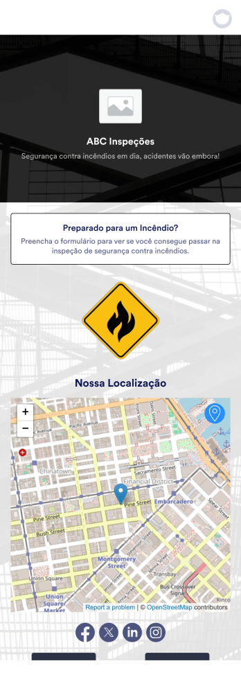 App de Segurança contra Incêndios Template