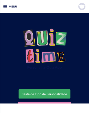 App de Testes de Personalidade Template