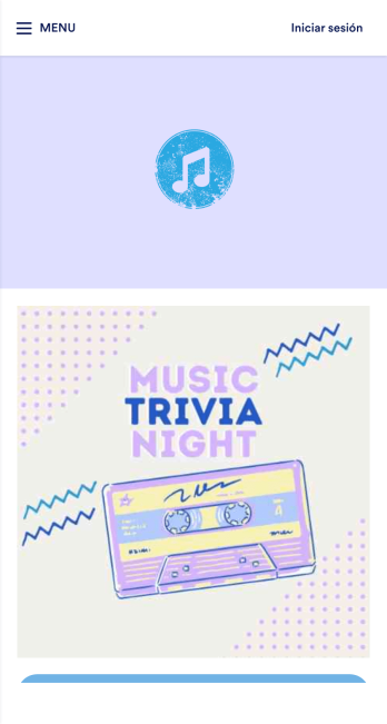 App de trivia musical Template