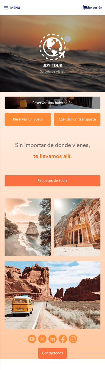 App de turismo Template