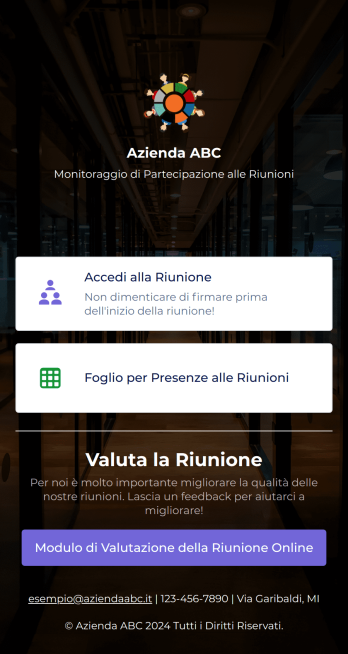 App di Accesso alle Riunioni