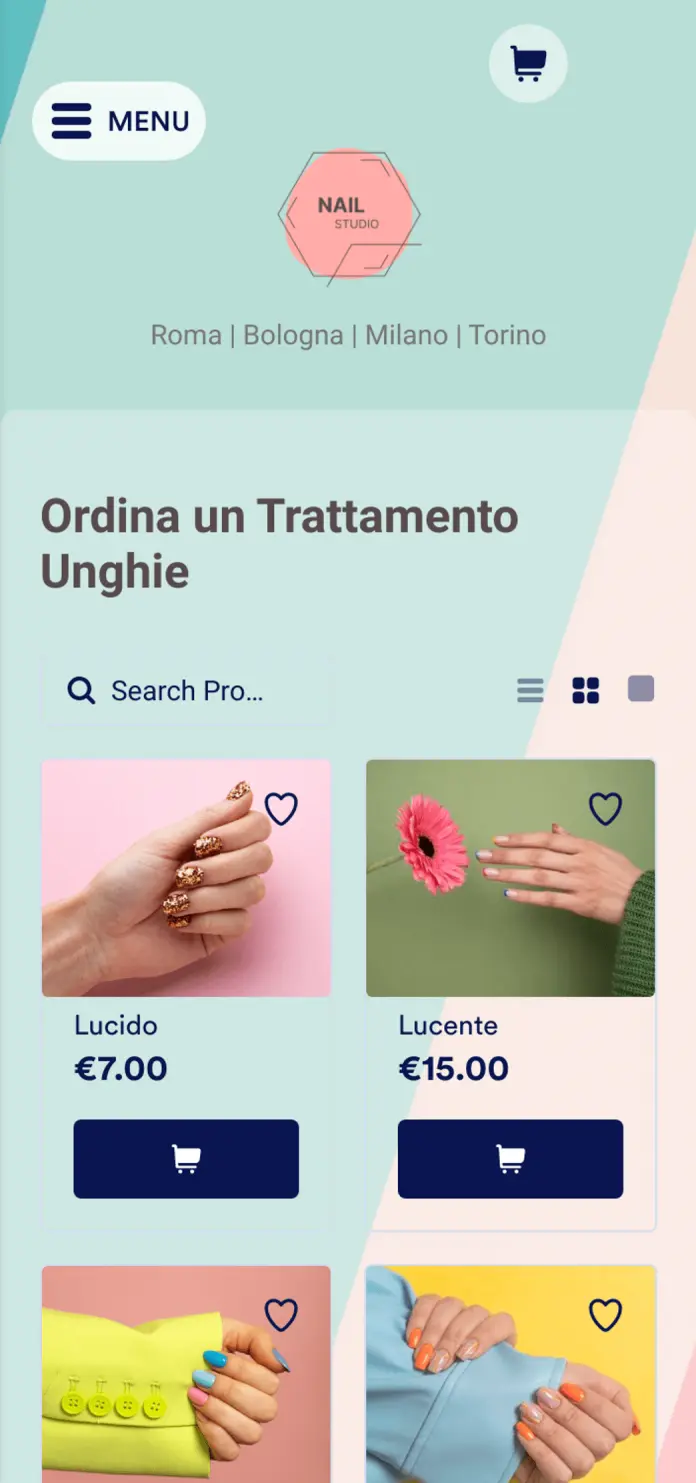 App di Appuntamento per Trattamento Unghie