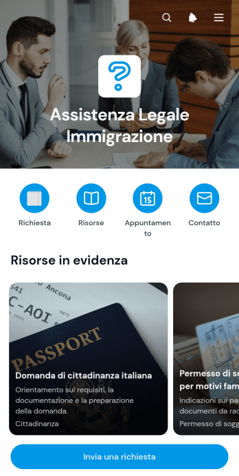 App di Assistenza Legale per l’Immigrazione
