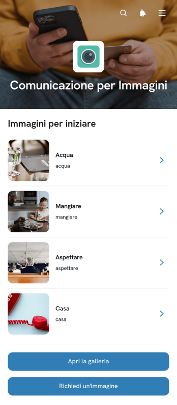 App di Comunicazione per Immagini