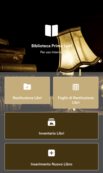 App di Gestione della Biblioteca Template