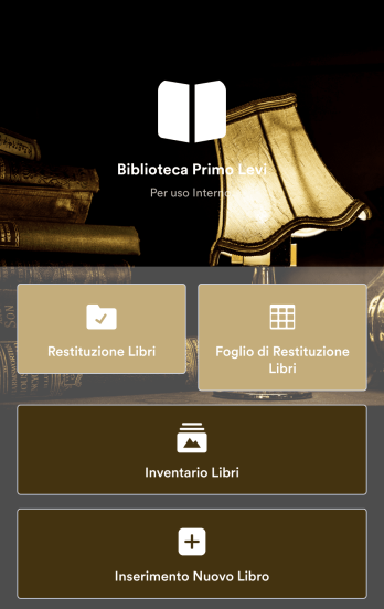 App di Gestione della Biblioteca Template