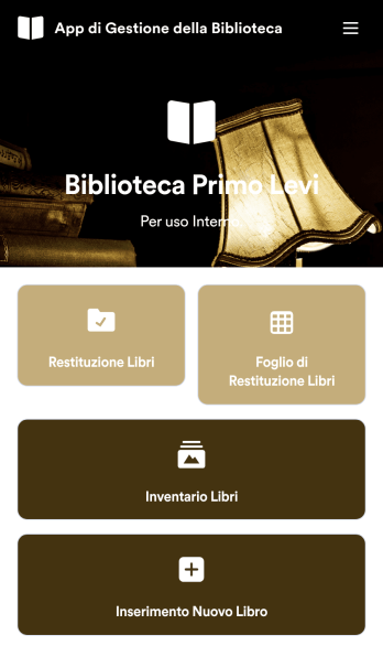 App di Gestione della Biblioteca