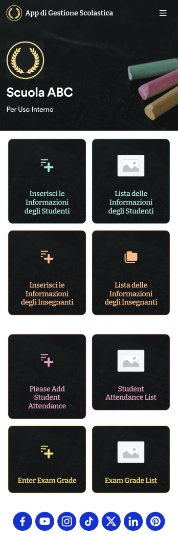 App di Gestione Scolastica