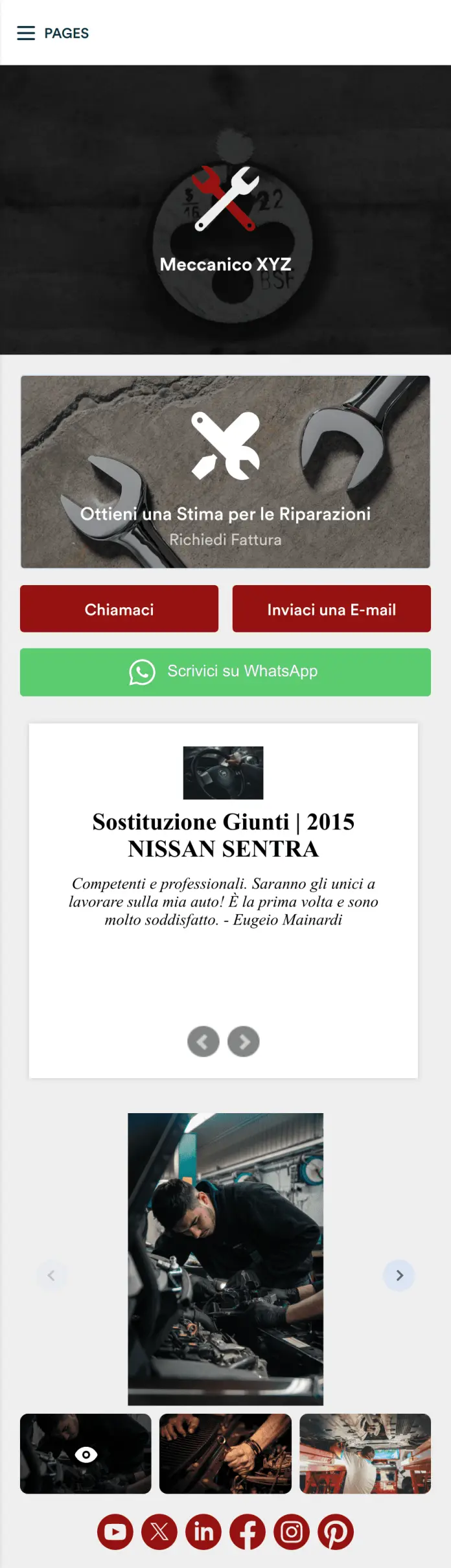 App di Guida ai Tempi per le Riparazioni Meccaniche