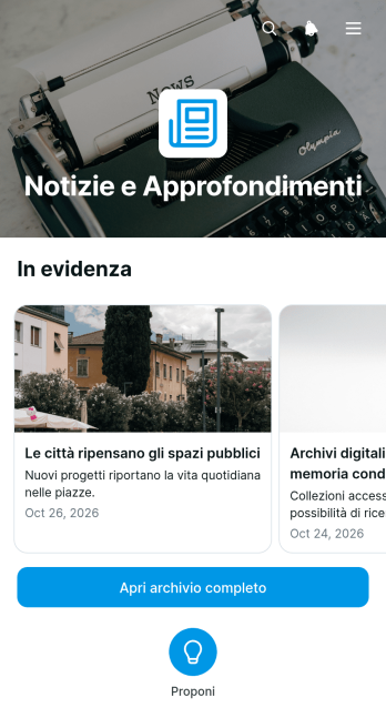 App di Notizie e Approfondimenti