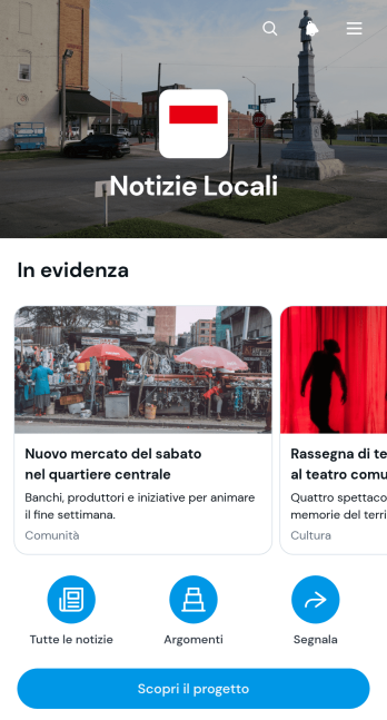 App di Notizie Locali