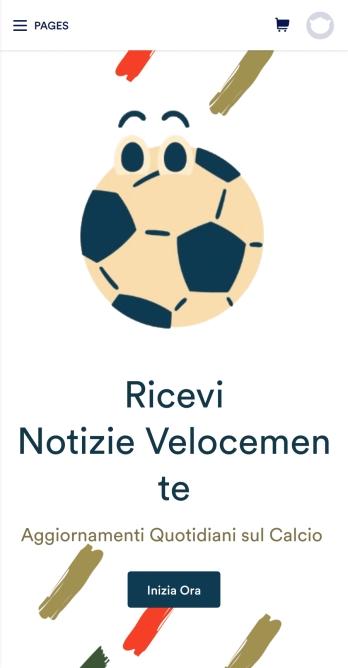 App di Notizie sul Calcio Template