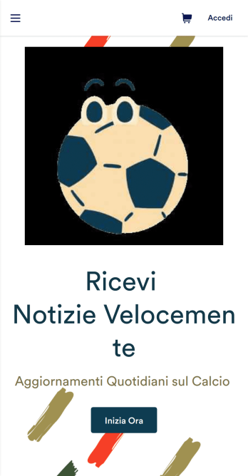 App di Notizie sul Calcio Template