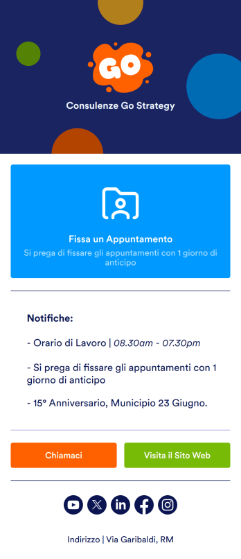 App di Pianificazione Template